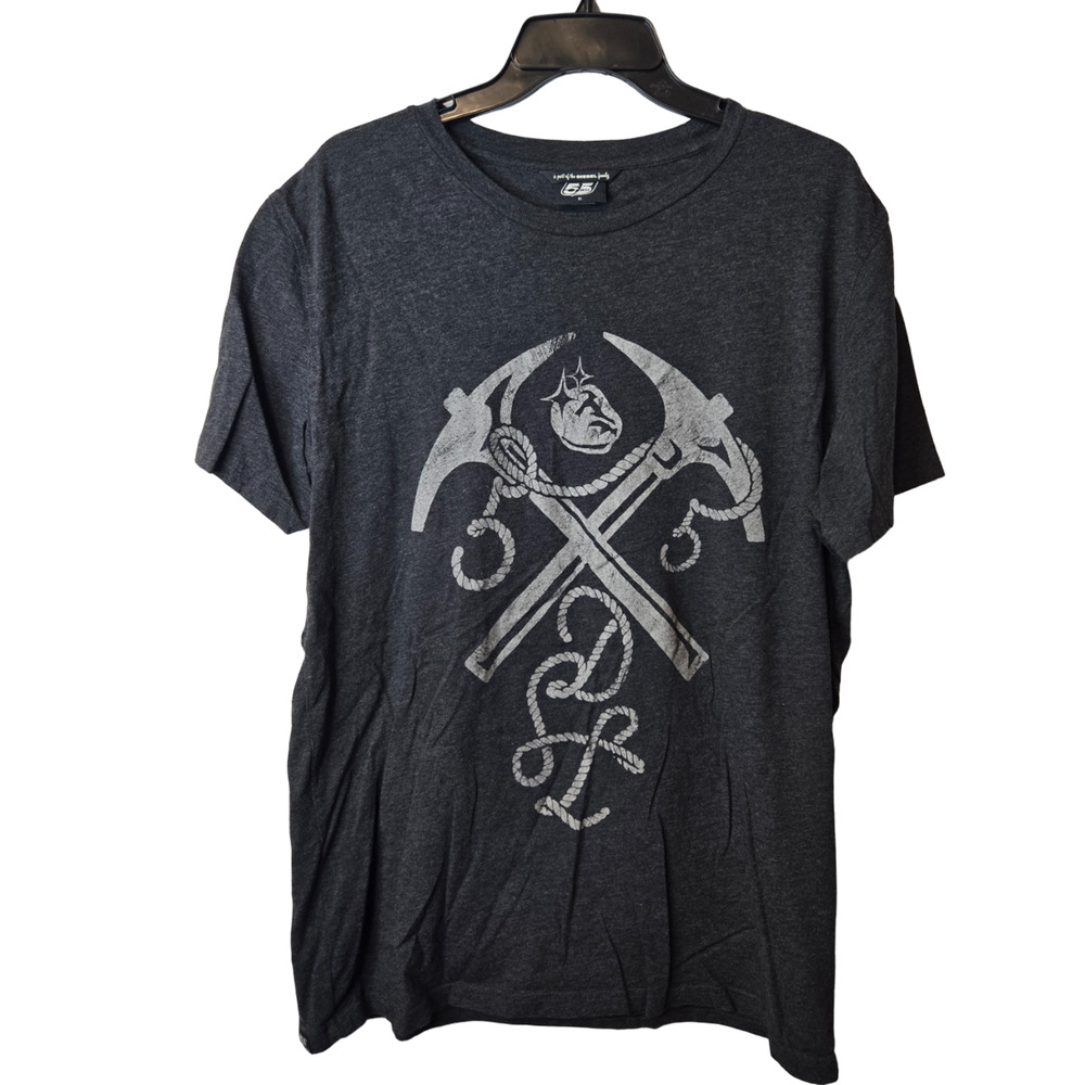 55DSL Diesel Dark Gray Heather Graphic Tee Short Sleeve Men's T-shirt Size XL